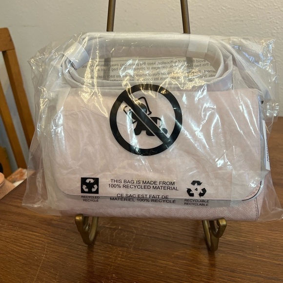 Michael Kors Jet Set Med Convertible Pouchette Crossbody Light Powder Blush NWT - Picture 6 of 6